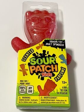 Sour Patch Kids Scented Squishi Toy Squishy Fidget NEW RED